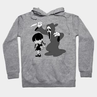 Scream Horror 1930s rubberhose style Cuphead Hoodie